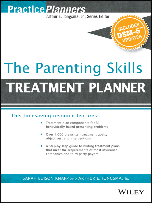 Cover image for The Parenting Skills Treatment Planner, with DSM-5 Updates